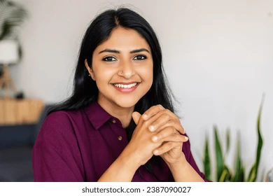 portrait young adult indian woman 260nw 2387090027